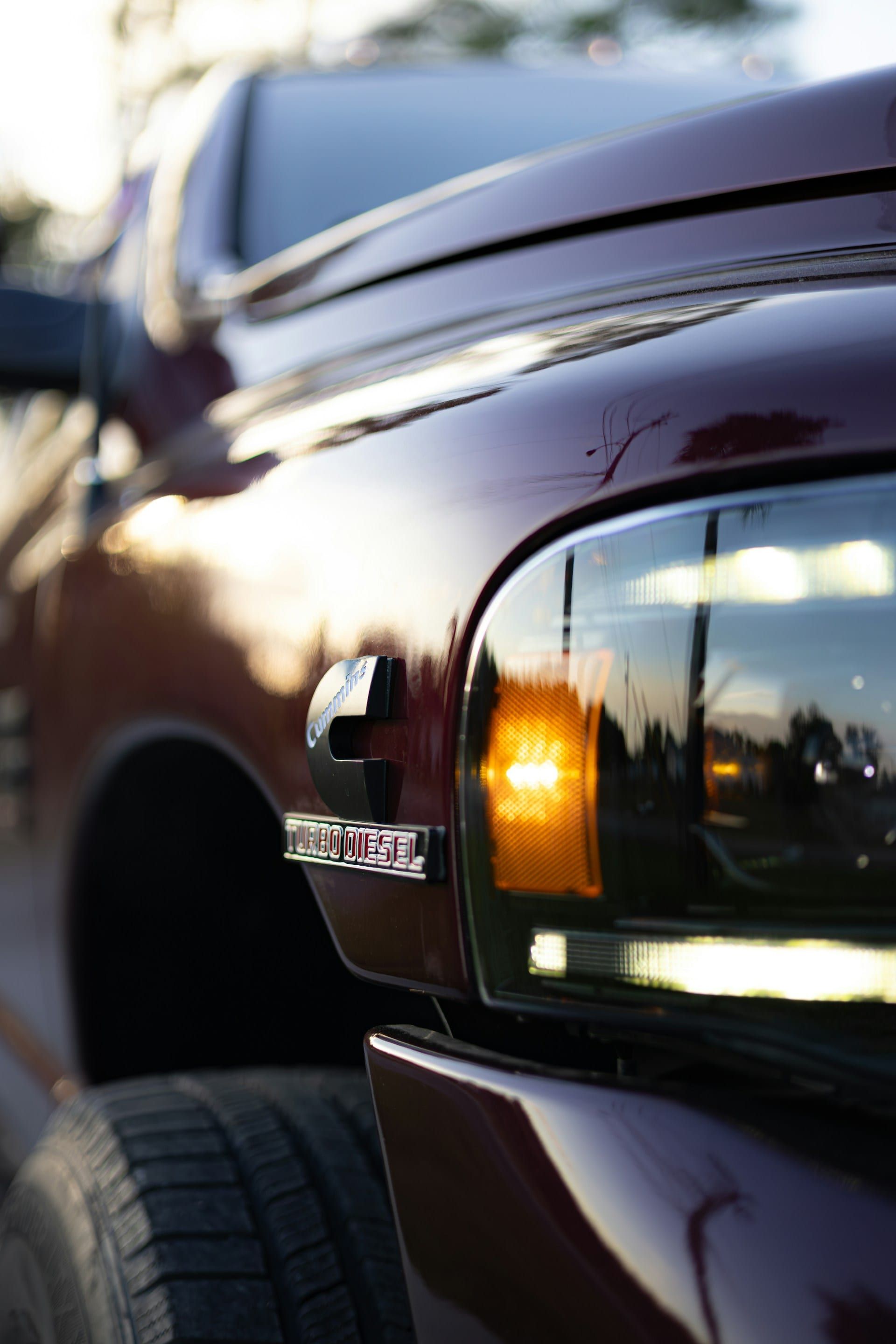 HD diesel pickup with chrome emblem — F-250 Power Stroke class